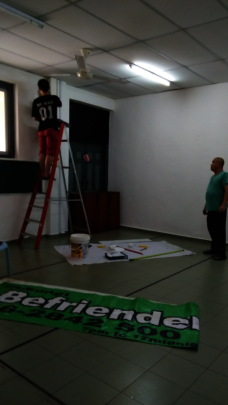 Paint activity room