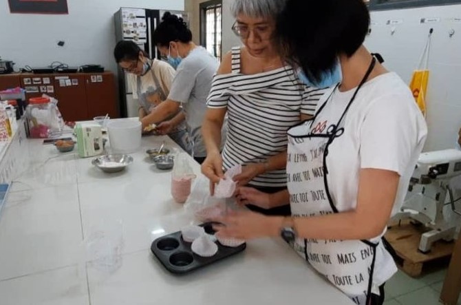 YAP physical cooking lesson